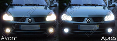 LED Reflektory Renault Clio 2 Tuning