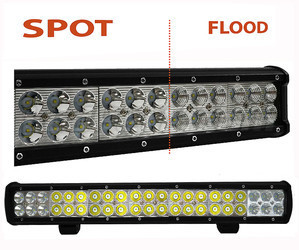 Belka LED bar CREE Podwójny Rząd 126W 8900 Lumens do 4X4 - Samochód ciężarowy - Ciągnik Spot VS Flood