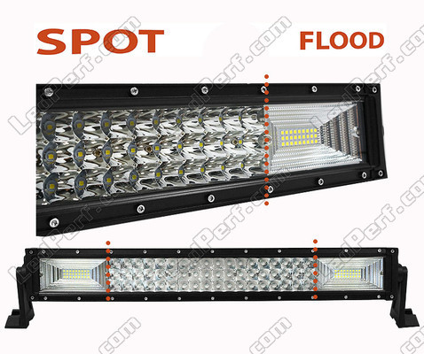 Belka LED bar Wygięta Combo 120W 9600 Lumens 512 mm Spot VS Flood