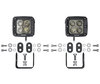 Komplet Mocowanie Reflektory roboczych LED Osram LEDriving® CUBE VX80-SP