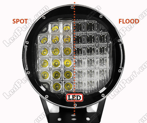 Dodatkowy reflektor LED Okrągły 160W CREE do 4X4 - Quad - SSV Spot VS Flood