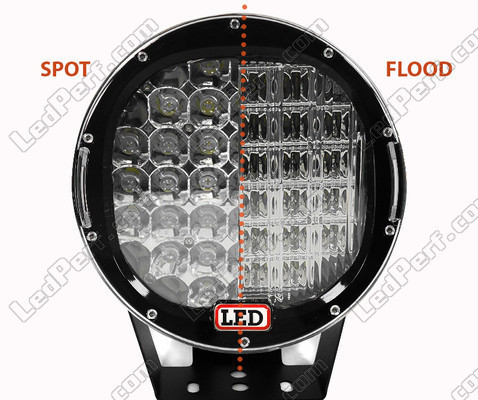 Reflektor roboczy LED Okrągły CREE 185W do 4X4 - Samochód ciężarowy - Ciągnik Spot VS Flood