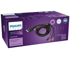 Wiązka kabli z przekaźnikiem Philips Ultinon Drive UD1002W - 2 złącza DT 3 Pin