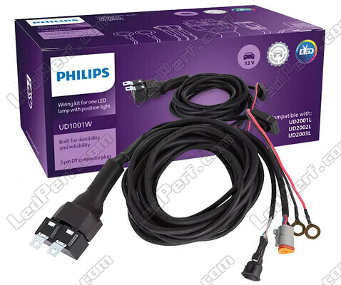 Wiązka kabli z przekaźnikiem Philips Ultinon Drive UD1001W - 1 złącze DT 3 Pin