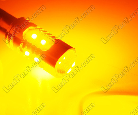 Żarówka LED H21W Pomarańczowy LED w sprzedaży detalicznej LED H21W HY21W Trzonek BAY9S 12V