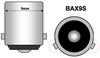 żarówka LED BAX9S H6W Efficacity efekt biała xenon