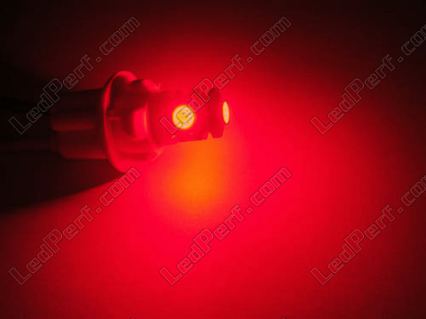żarówka LED H6W Xtrem BAX9S czerwony efekt xenon
