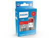 2x żarówki LED Philips P21W Ultinon PRO6000 - Czerwone - BA15S - 11498RU60X2