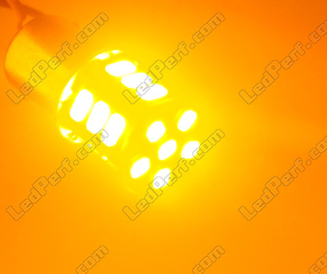 żarówka LED Kierunkowskaz RY10W BAU15S z 21 LED pomarańczowe