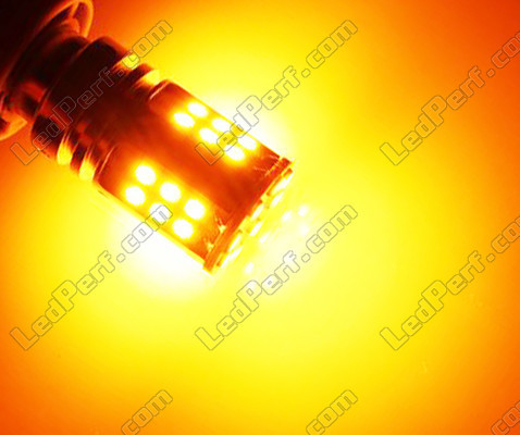 Żarówka LED Pomarańczowy PY21W LED R5W P21W P21 5W PY21W LED Pomarańczowe Trzonek BAU15S BA15S