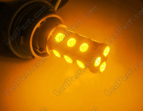 żarówka LED SMD P21W pomarańczowy reflektor