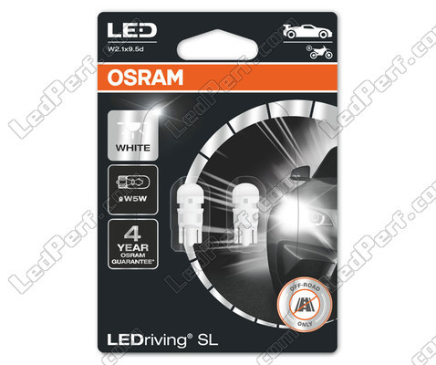 Pakiet 2 żarówek W5W T10 Osram LEDriving SL Biały 6000K