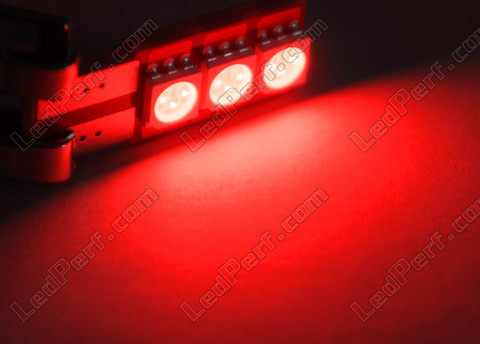 LED T10 W5W Motion czerwony bez błędu w komputerze pokładowym - Oświetlenie boczne -