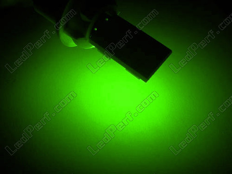 LED T10 W5W Rotation z oświetleniem bocznym zielona