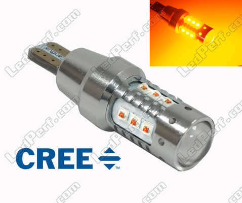 Żarówka LED WY16W T15 Pomarańczowy LED w sprzedaży detalicznej LED T15 Trzonek W16W 12V