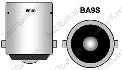 żarówka LED BA9S T4W Zabezpieczenie przed błędem OBD efekt biała xenon