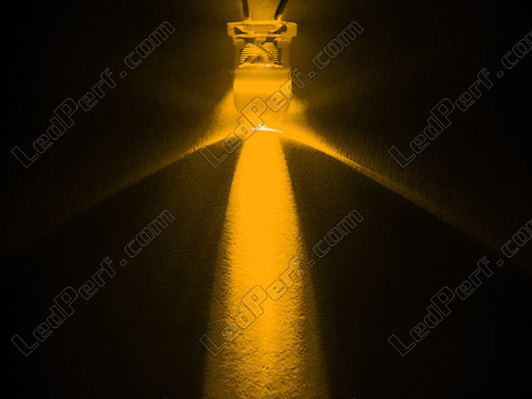 Żarówka LED z kablem 12v Pomarańczowy
