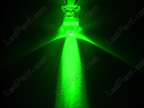 Żarówka LED z kablem 12V Zielona