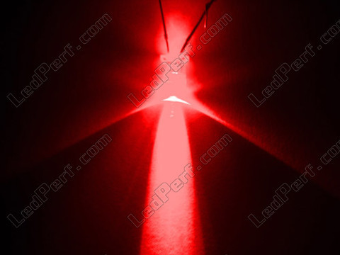 LED 3mm czerwony do samochodu