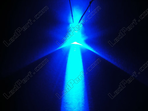 LED 3mm niebieski do samochodu