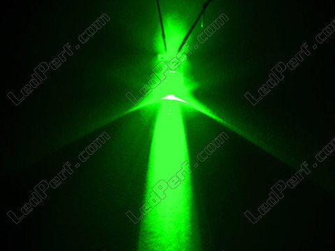 LED 3mm zielony do samochodu