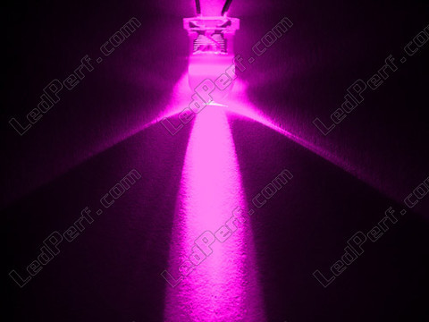 LED 5mm różowy do samochodu