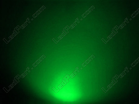 LED 5mm WIDE ANGLE zielony + opornik 12v