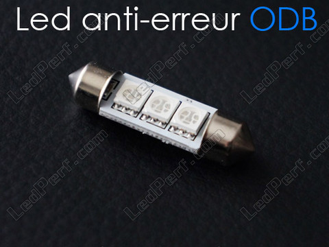 żarówka LED 37mm C5W Bez błędu OBD - Zabezpieczenie przed błędem OBD Biały