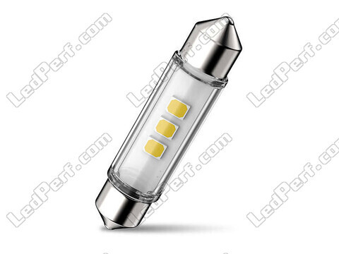Żarówka LED rurkowa C10W 43mm Philips Ultinon Pro6000 Biały zimny 6000K - 111866CU60X1 - 12V