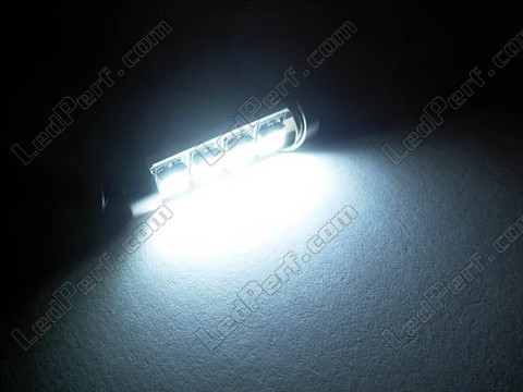 Żarówka LED rurkowa światło sufitowe, bagażnik, schowek na rękawiczki, tablica rejestracyjna biały 42mm - C10W