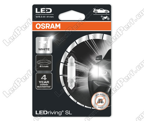 Żarówka rurkowa LED Osram LEDriving SL 41mm C10W - biała 6000K