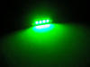 Żarówka LED rurkowa światło sufitowe, bagażnik, schowek na rękawiczki, tablica rejestracyjna zielony 42mm - C10W