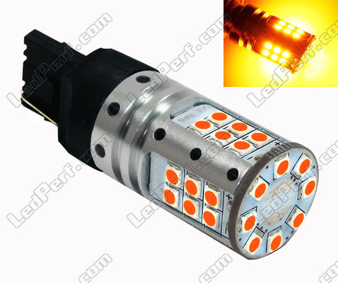 Żarówka LED WY21W Pomarańczowy brak szybkiego migania i błędu OBD LED w sprzedaży detalicznej LED T20 Trzonek W21W W21 5W