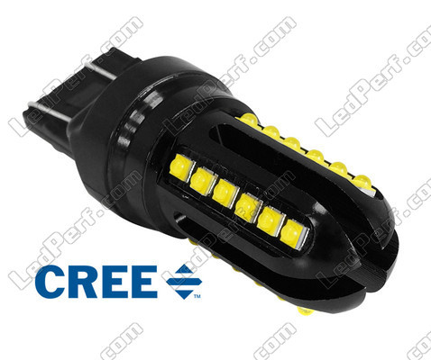żarówka W21/5W LED (T20) Ultimate o wysokiej wydajności - 24 LED CREE - Zabezpieczenie przed błędem OBD