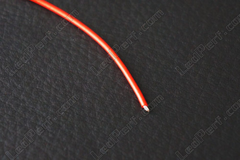 Kabel czerwony do instalacji LED w samochodach
