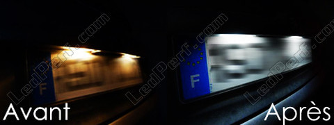 LED tablica rejestracyjna Peugeot 206 (>10/2002)