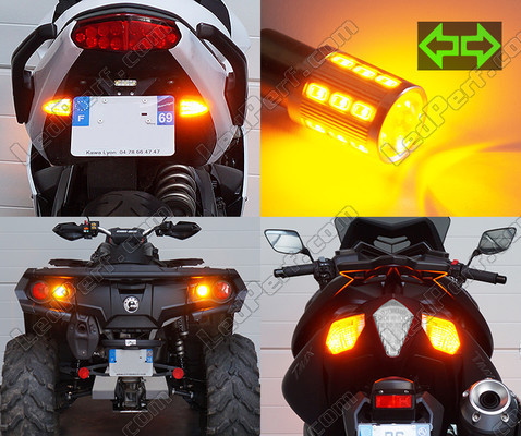 LED tylne kierunkowskazy BMW Motorrad HP2 Megamoto Tuning