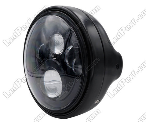 Przykład reflektora i optyki LED w kolorze czarnym do Ducati Monster 1000 S2R