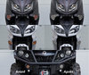 LED przednie kierunkowskazy Harley-Davidson Custom 1200 (2000 - 2010) przed i po