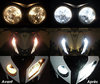 LED światła postojowe xenon biały Harley-Davidson Night Rod Special 1130 przed i po