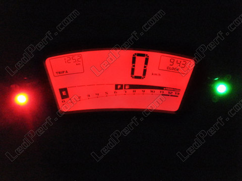LED licznik Czerwony Kawasaki ER-6F