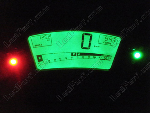 LED licznik Zielony Kawasaki ER-6F