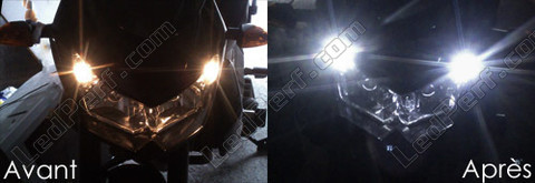 LED światła postojowe xenon biały Kawasaki Z750 Z1000