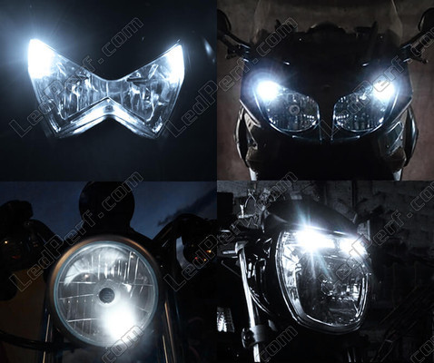 LED światła postojowe xenon biały Yamaha BT 1100 Bulldog Tuning