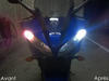 LED światła postojowe xenon biały Yamaha Fazer FZ6
