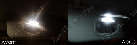 LED lusterek w osłonach przeciwsłonecznych Alfa Romeo 159