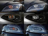 LED przednie kierunkowskazy Audi A1 II przed i po