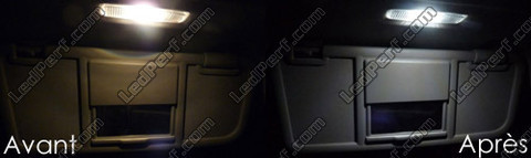 LED lusterek w osłonach przeciwsłonecznych Audi A2
