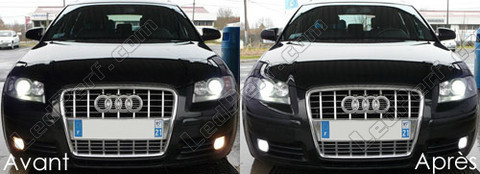 LED światła przeciwmgielne Audi A3 8P