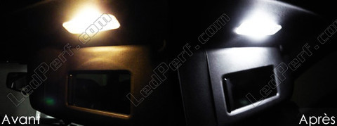 LED lusterek w osłonach przeciwsłonecznych Audi A4 B5